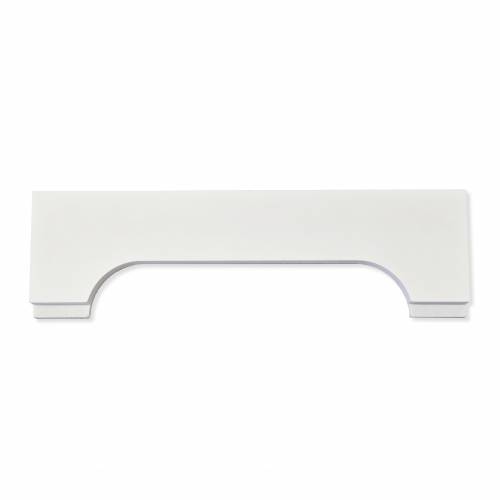 Nóżkozaślepki PEŁNE do profilu aluminiowego 160mm BIAŁE nóżki komplet - wysokość 47 mm - PCV - 2szt